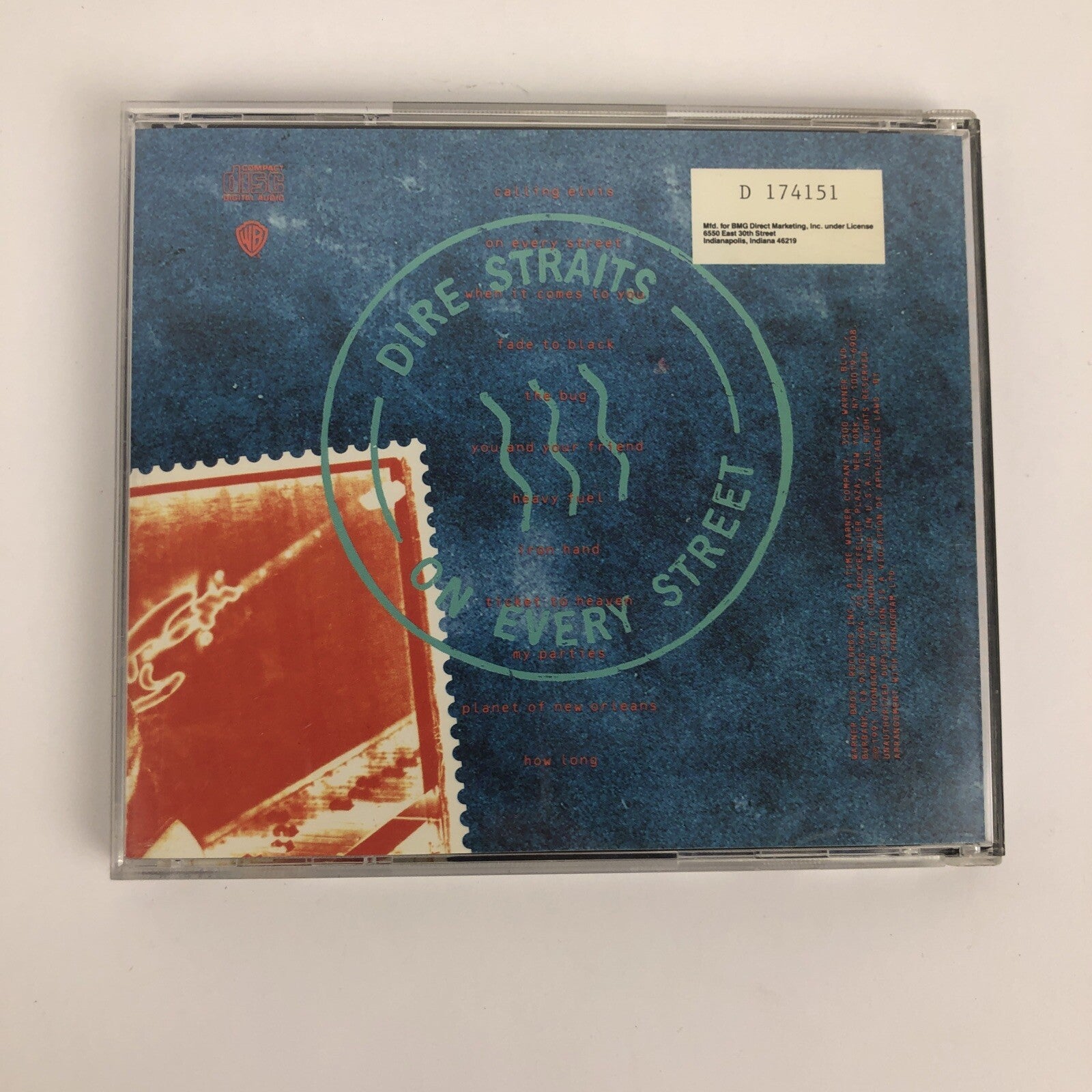 DIRE STRAITS " On Every Street " Warner Brothers - Digital Audio CD * MINT #56
