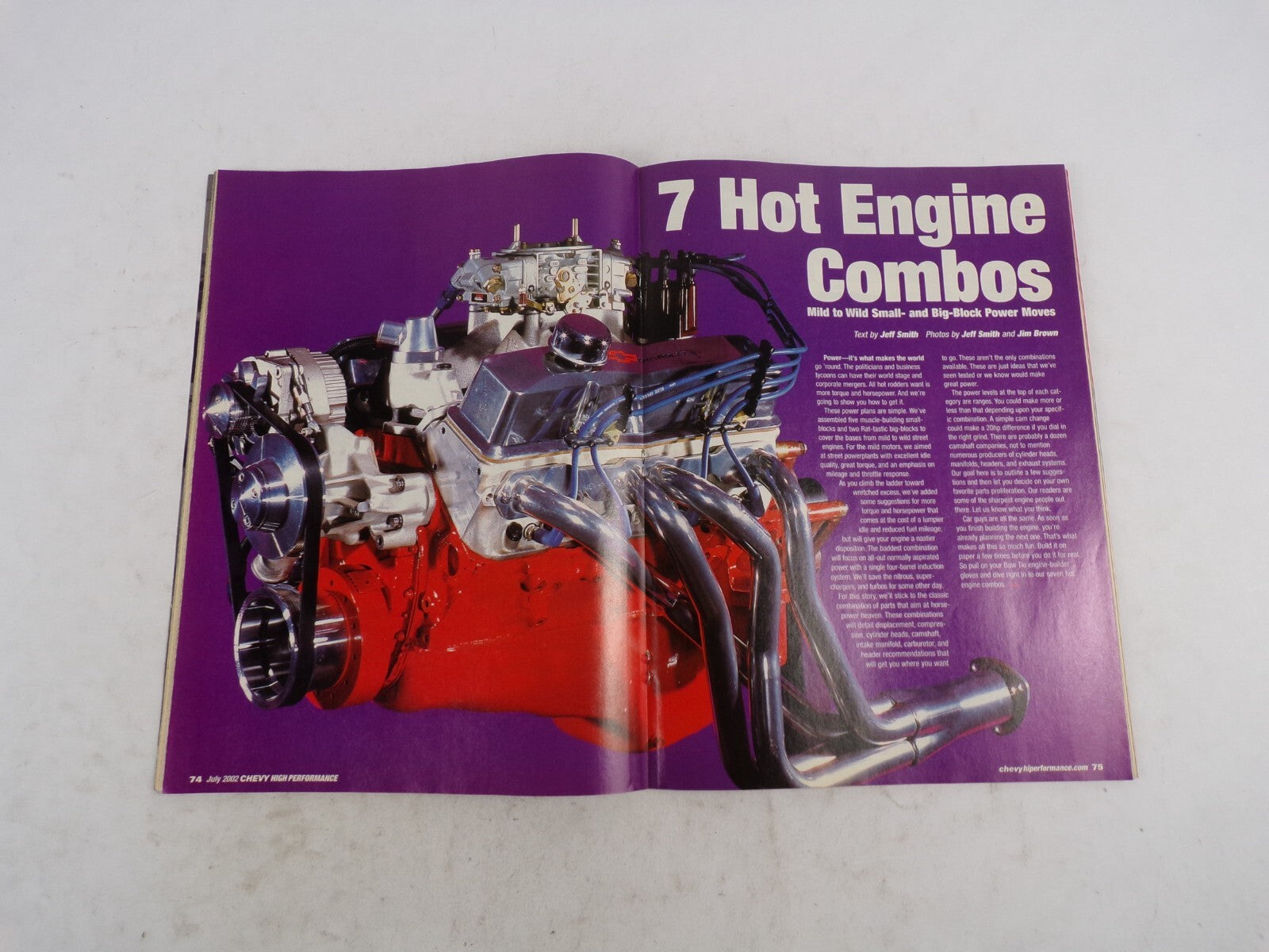 July 2002 Chevy High Performance 7 Hot Engine Combos Fun Stuff! Building The Ult