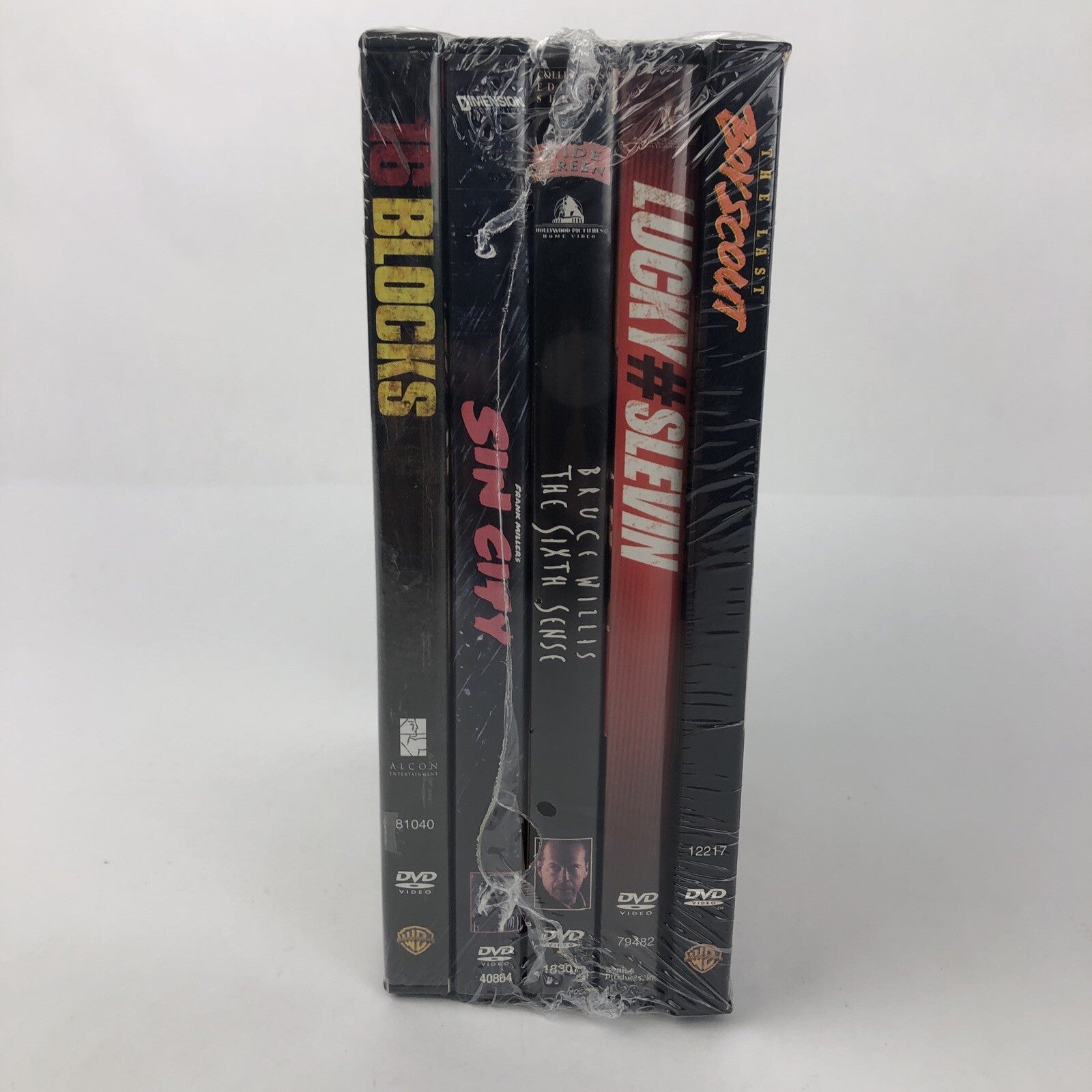 Bruce Willis DVD Movie Lot OF 5 -LUCKY#SLEVIN Sin City 16 Blocks The Sixth Sense