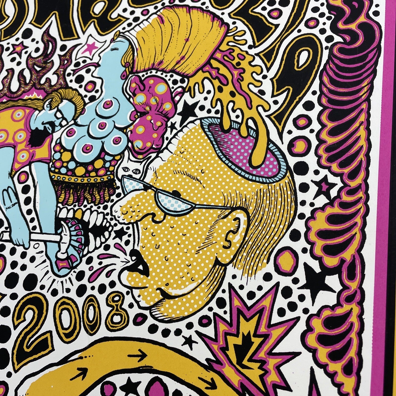 MARS VOLTA 2008 FILLMORE Silk Screened POSTER DARREN GREALISH DENVER #5 of 200