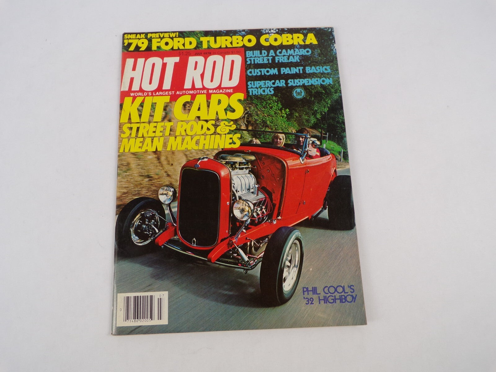 July 1978 Hot Rod Magazine Kit Cars Street Rods & Mean Machines Build A Camaro
