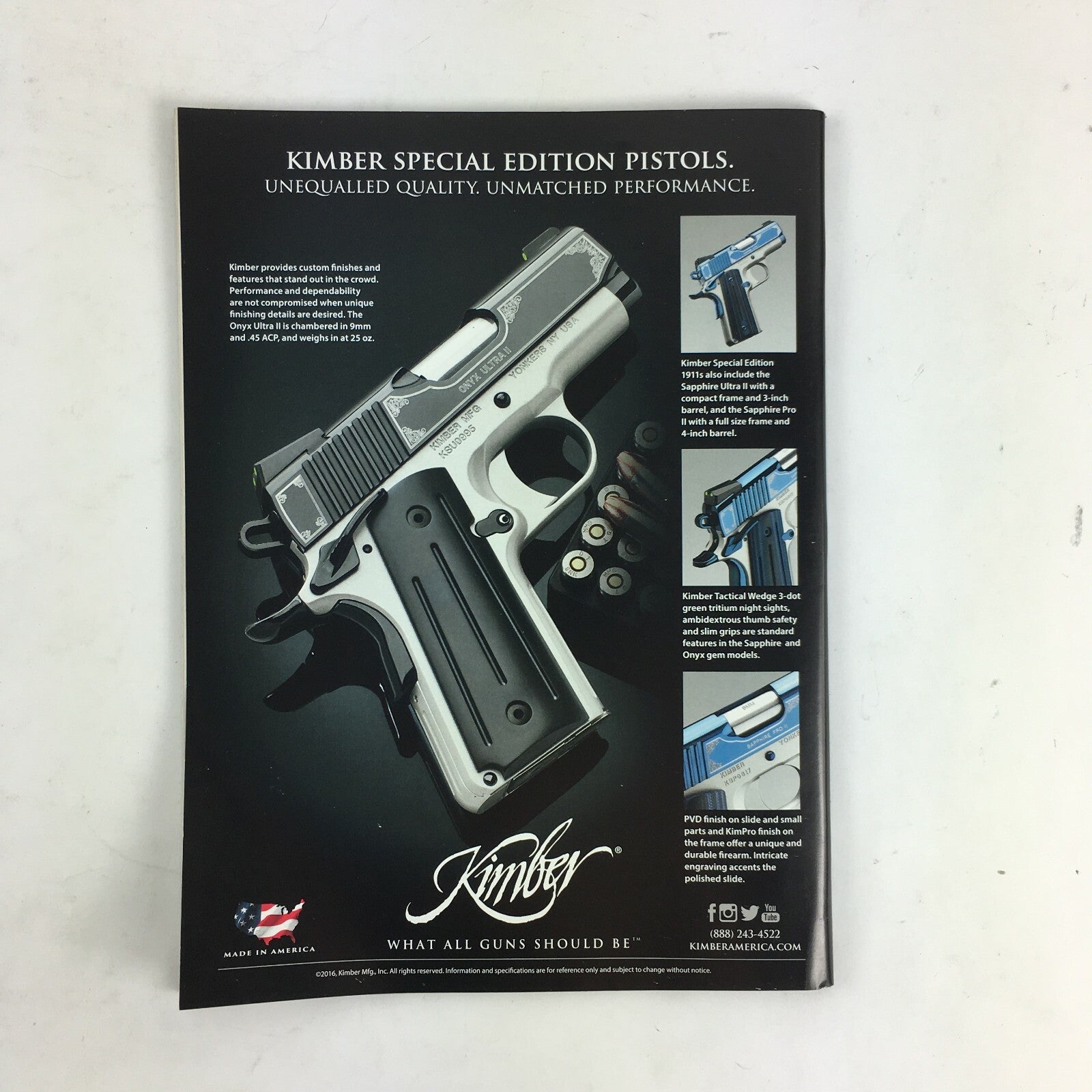 November 2016 Guns & Ammo Magazine Black Baer 9mm is His Finest .22LR AK-47