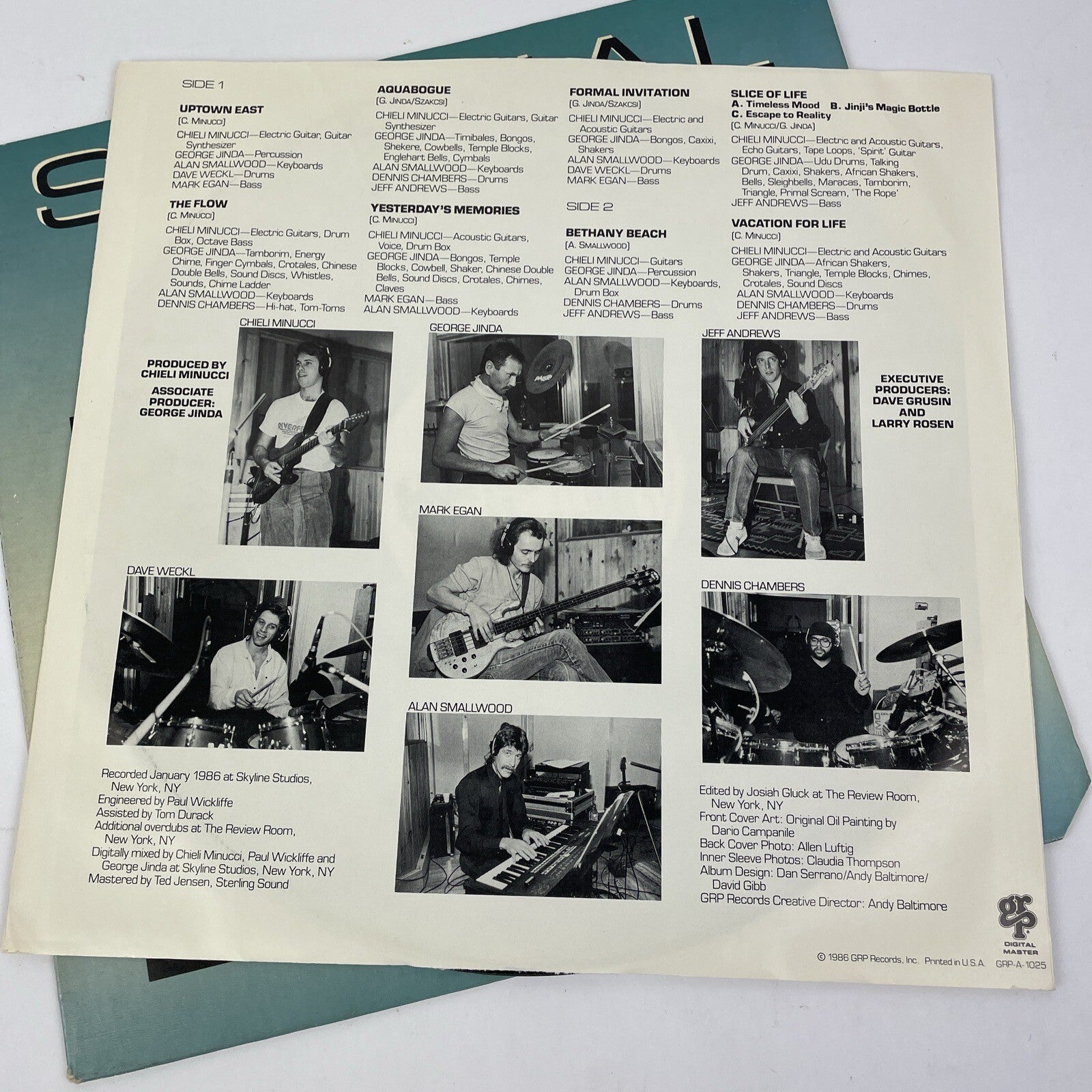 Special EFX Vinyl Slice Of Life Digital Master Vinyl Record LP Jazz