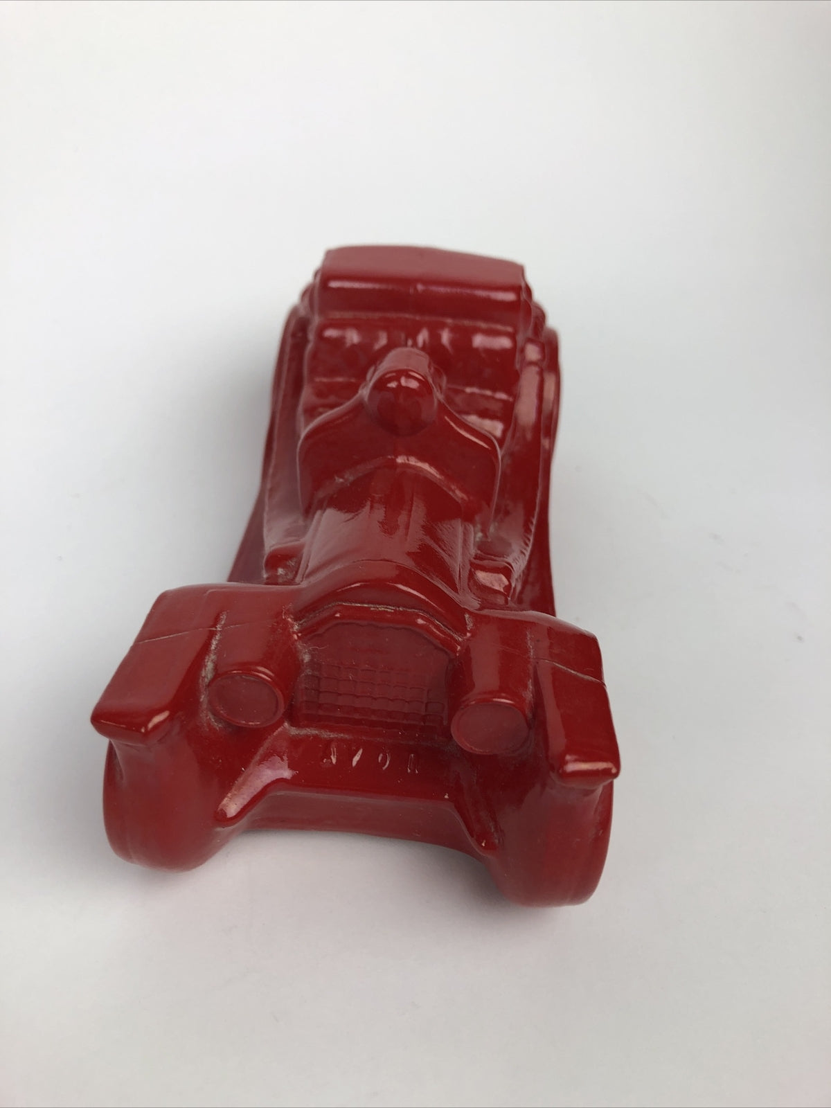 VINTAGE RARE AVON MODEL A CAR AFTERSHAVE Wild Country BOTTLE empty RED