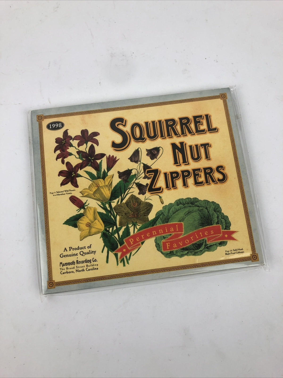 Squirrel Nut Zippers : Perennial Favorites CD (1999) Mammoth Records Mint - #7