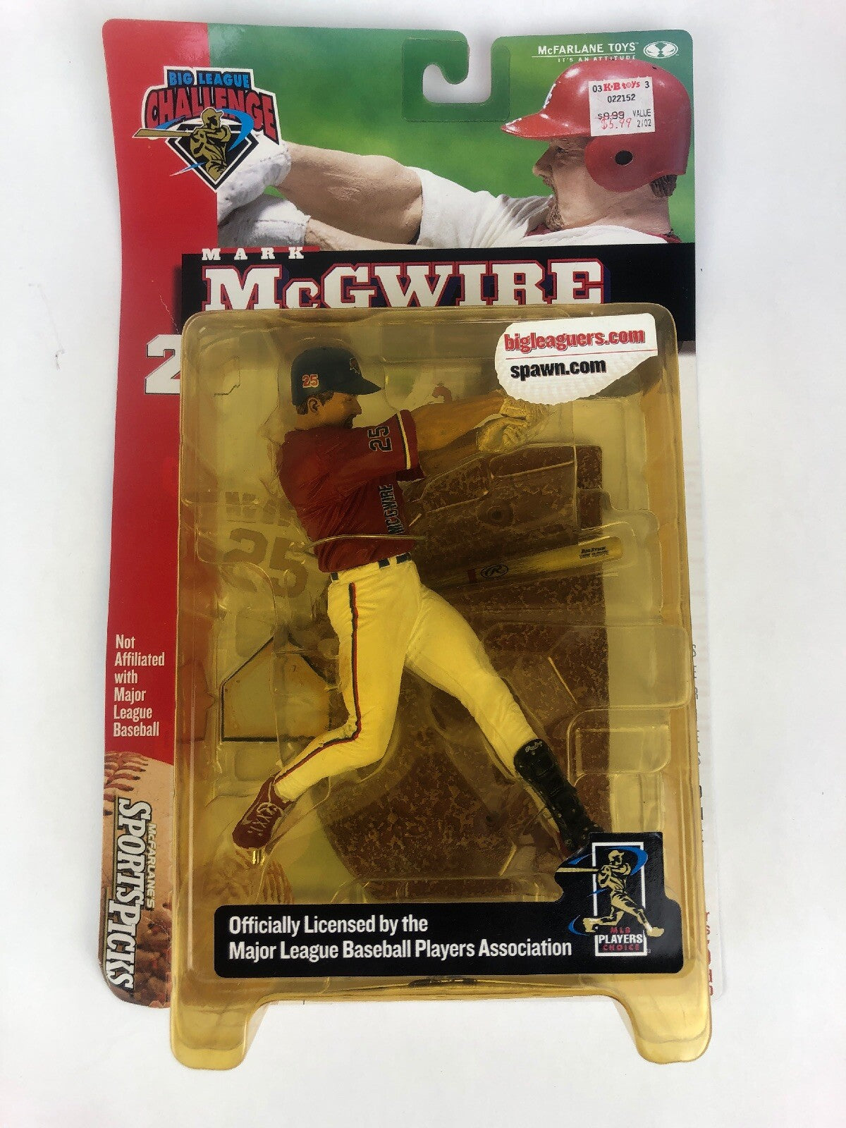 Mark McGwire McFarlane Big League Baseball Action Figure Sealed Series 1