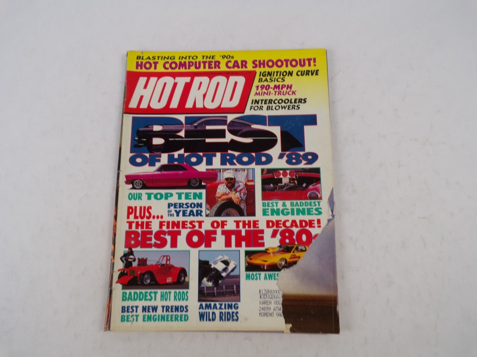 July 1988 Hot Rodding Magazine Best Of Hot rod '89 Hot Computer Car Shootout!