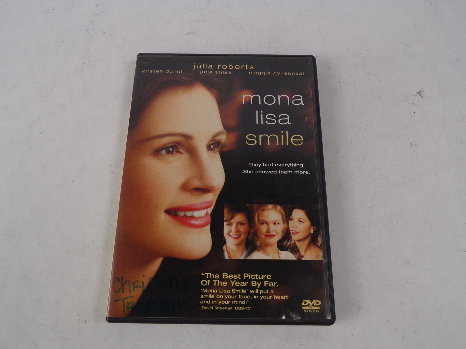 Mona Lisa Smile Kristen Dunst Julia Stiles Maggie Gyllenhaal DVD Movies