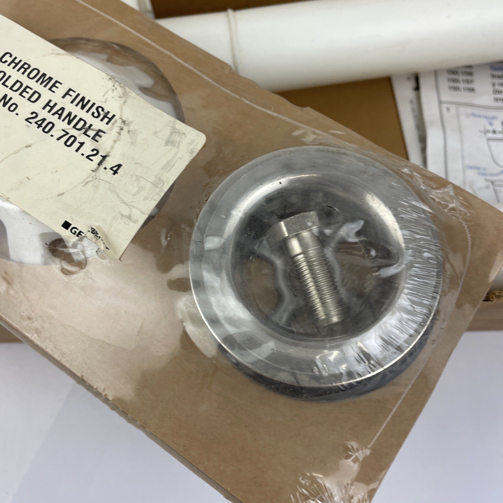 Geberit Push Control BWO Bath & Waste Overflow Chrome Finish 150.157.21.4 - LOOK