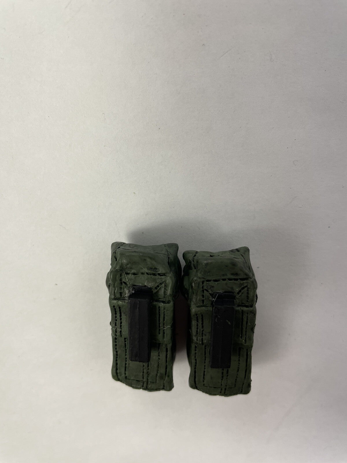 LOT OF 2 VTG 90s GI Joe GREEN ammo pouch For 1/6 Scale 12" Figures