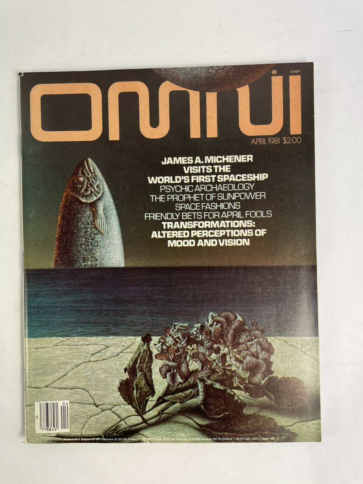 April 1981 Omni Magazine James A.Michener Worlds First Spaceship Transformations