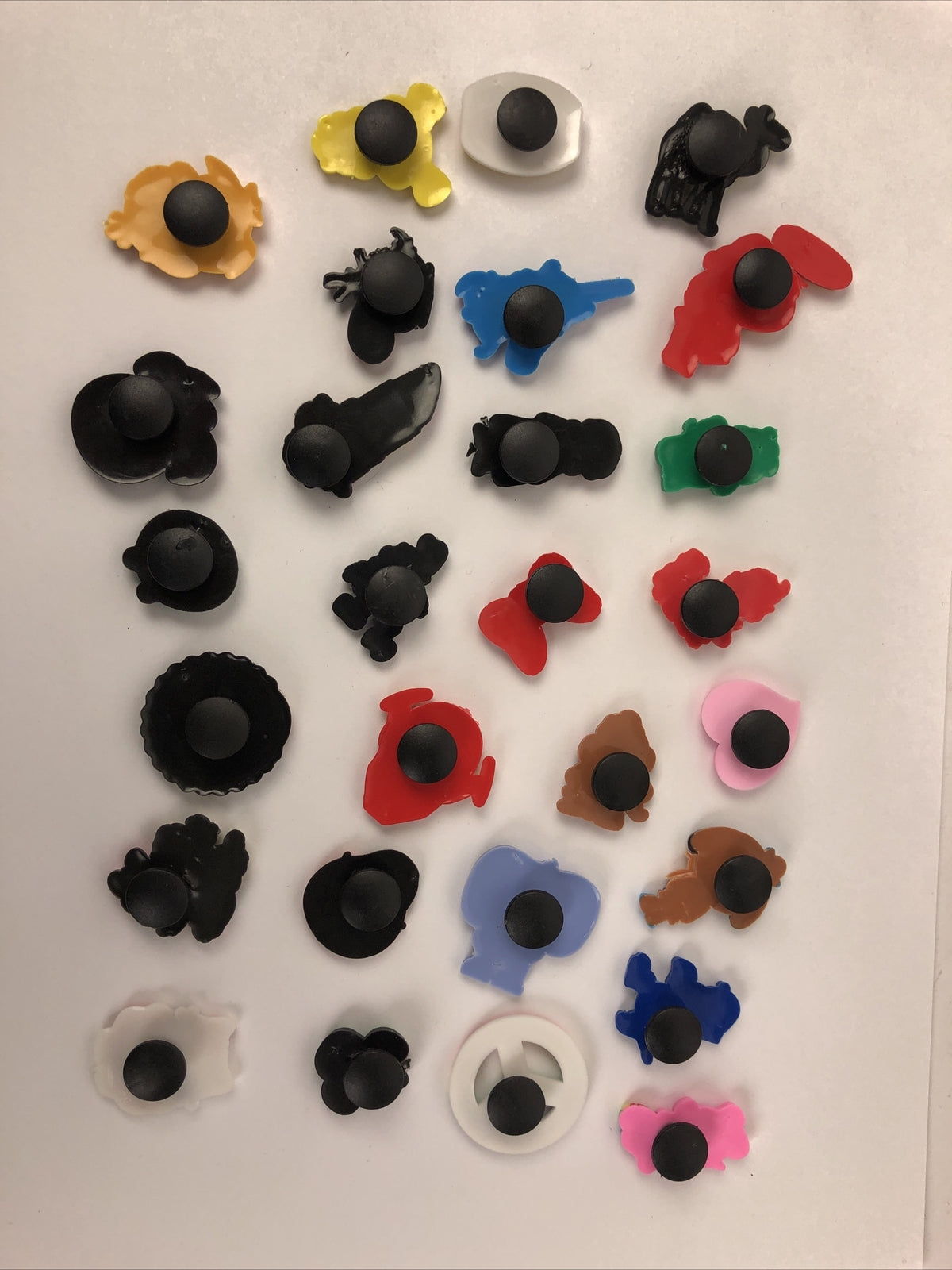 28 Pieces Cute Peace Shoes Charms Croc Clog Sandals Decoration, Puppy Pet Charms