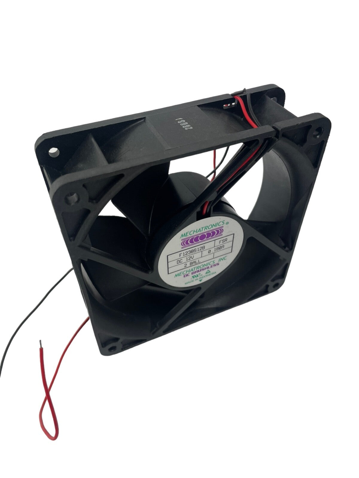 MECHATRONICS INC. F1238S12B FSR DC BRUSHLESS 12V 0.180A 2 Ball Fan - LOOK