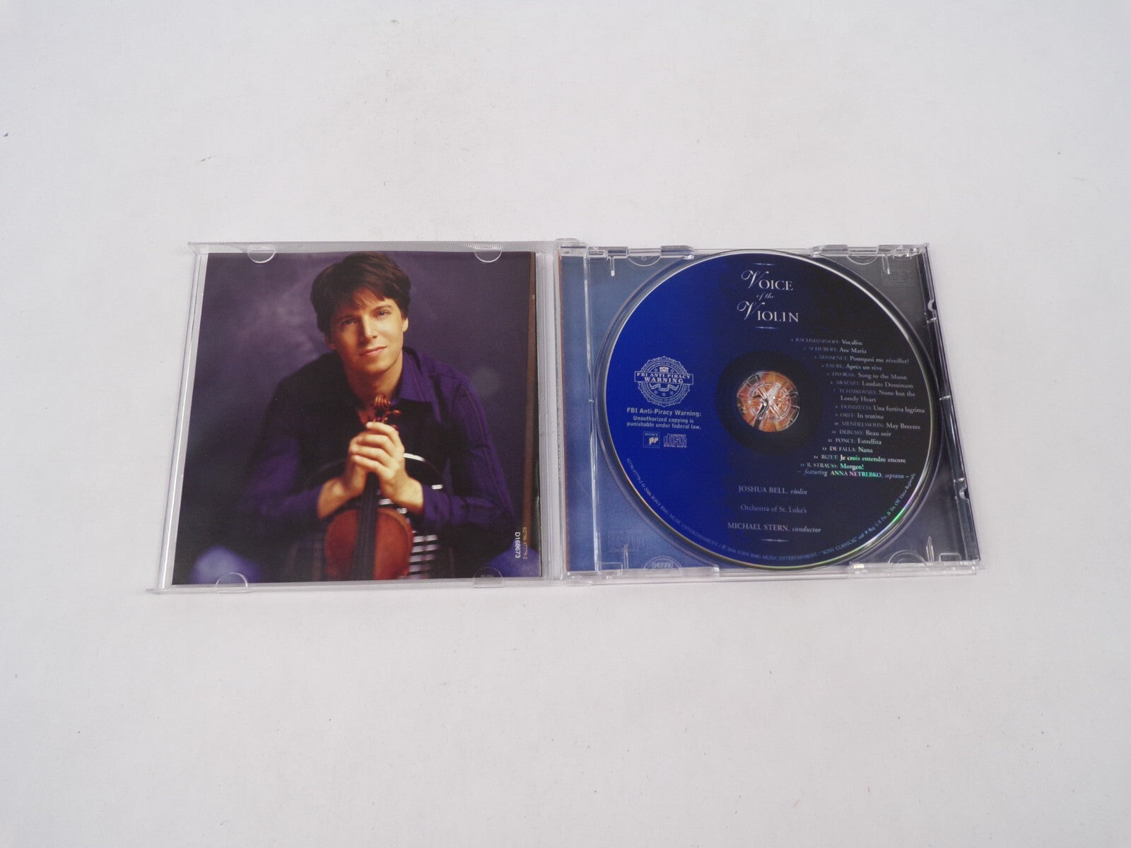 Joshua Bell Voice Of The Violin Rachmaninoff Schubert Massenet Faure DvorakCD#70