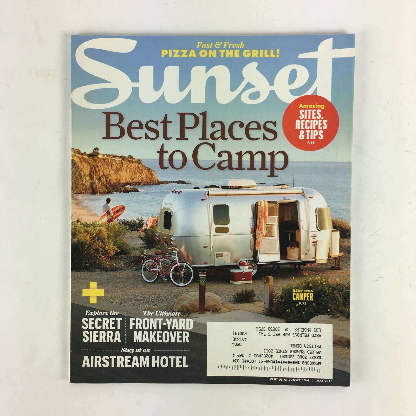 May 2013 Sunset Magazine Best Places to Camp Secret Sierra Front Yard Makeover