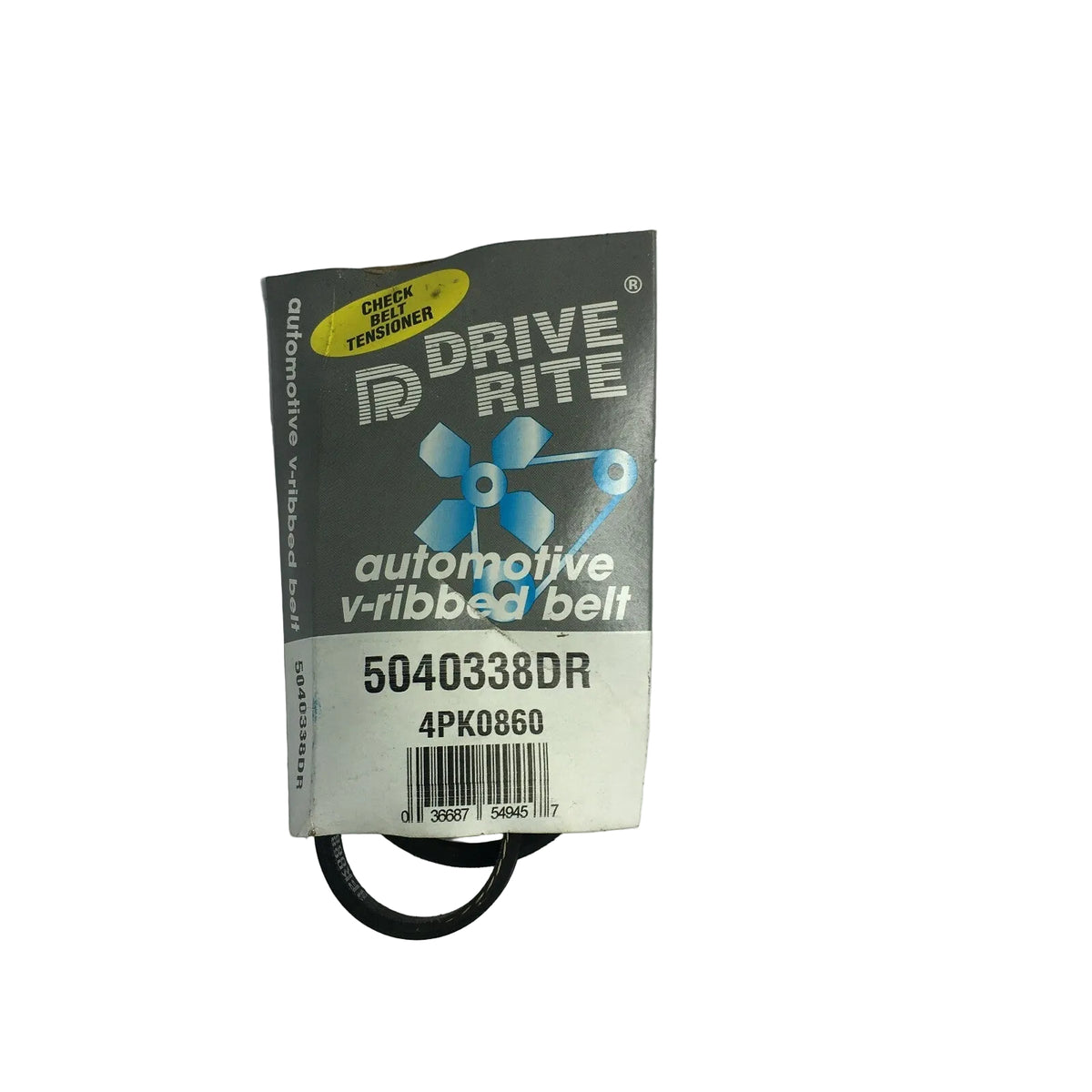 Drive Rite 5040338DR 4PK0860 V-ribbed belt tensioner OEM replacement automotive accessory drive system tensioner assembly A7.