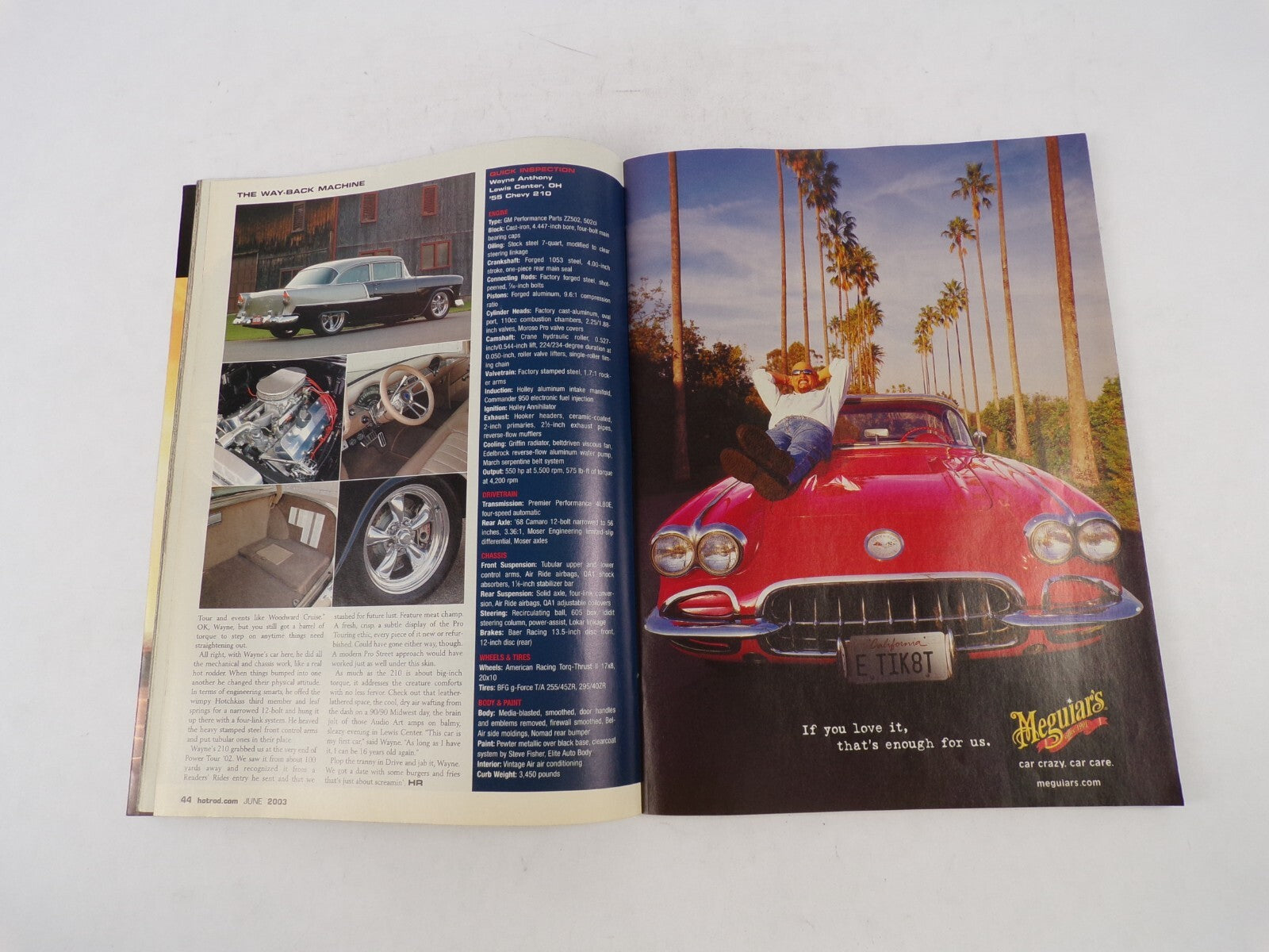 June 2003 Hot Rod Magazine Win Your Dream Engine! You Design It, Hot Rod Builds
