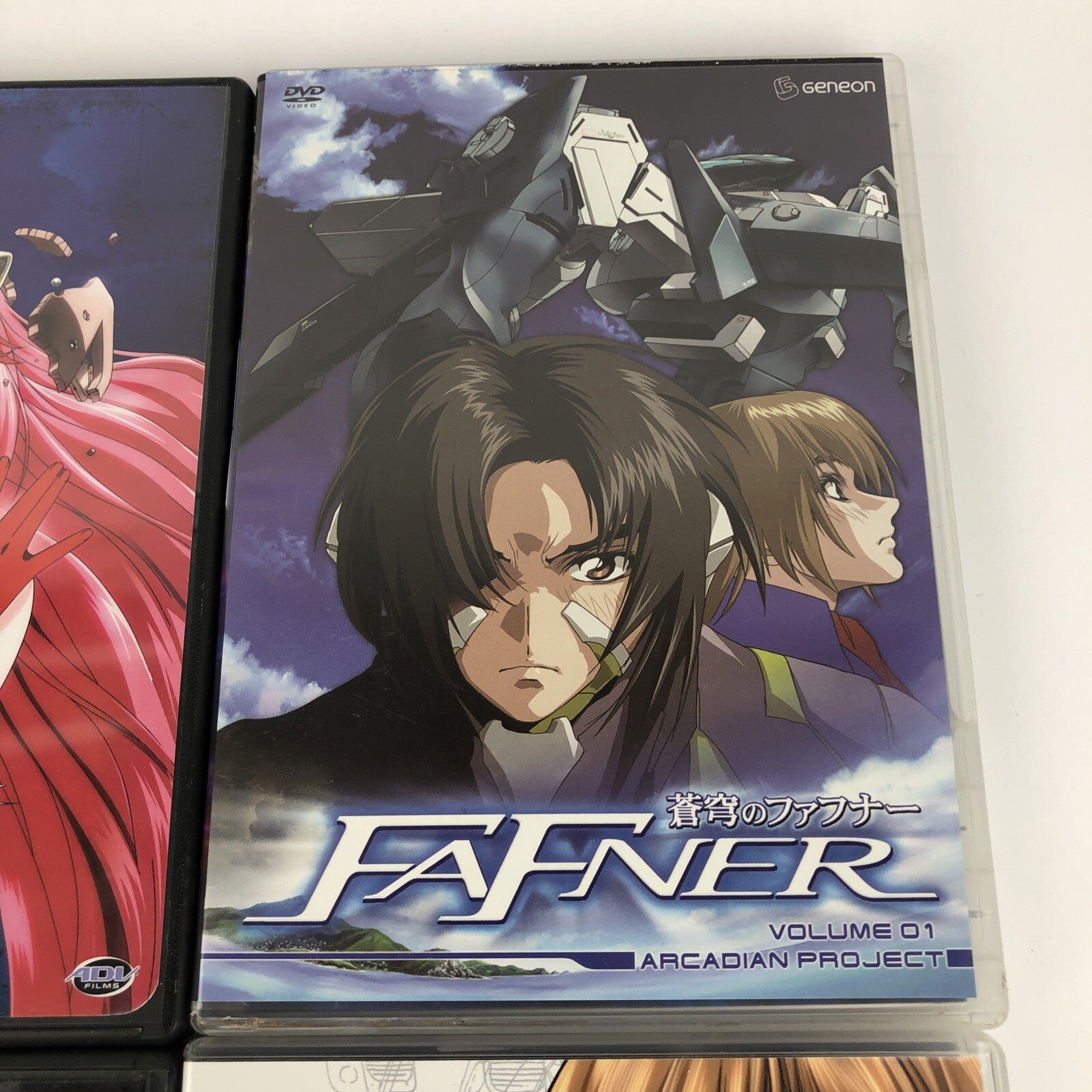 ANIME DVD LOT Elfen Lied Vector 1 , 2 Gunslinger Girl Fafner Neon Genesis x 2