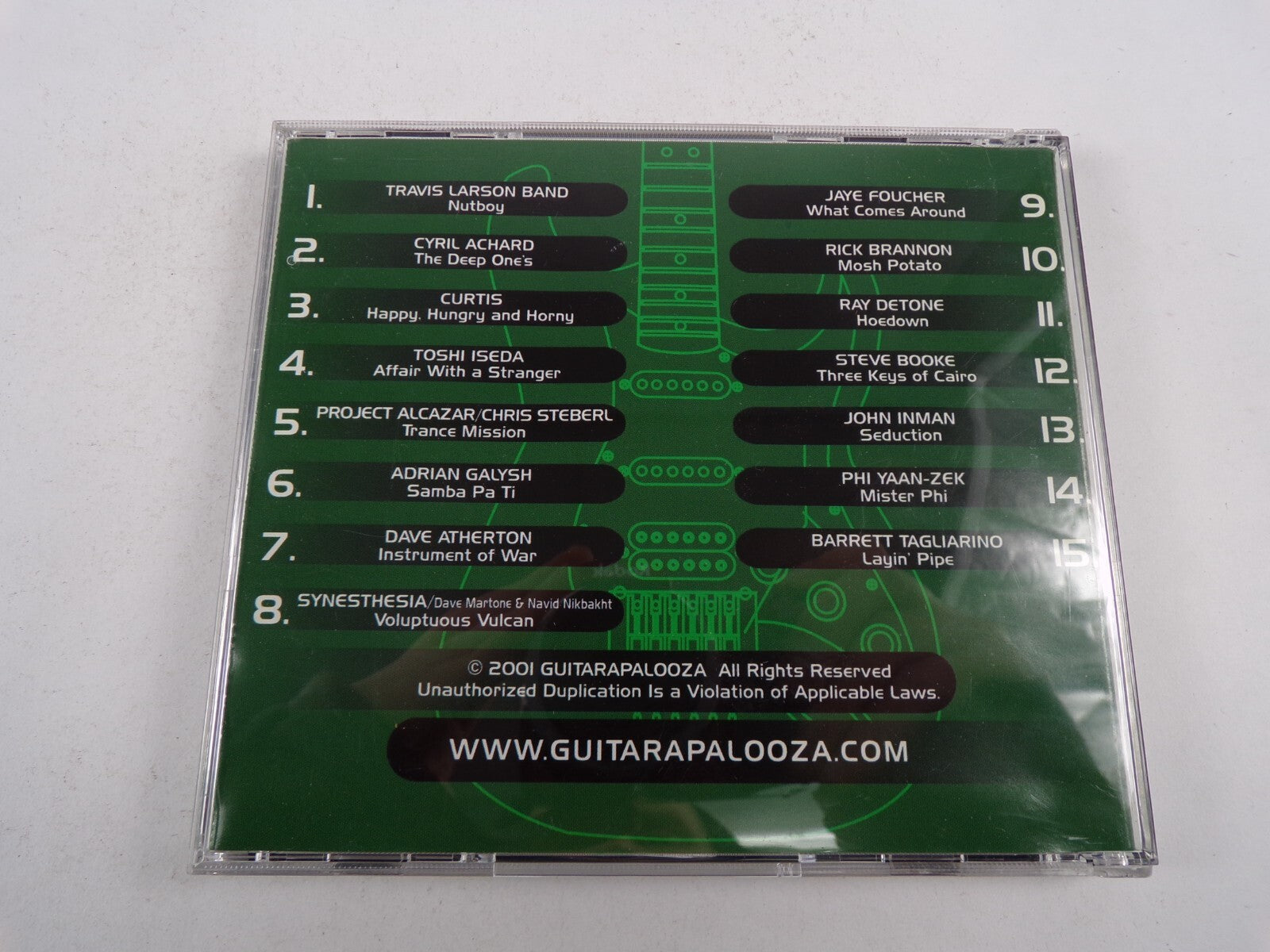 Guitarapalooza Volume 2 Travis Larson Band Nutboy Cyril Achard The DeeponesCD#25