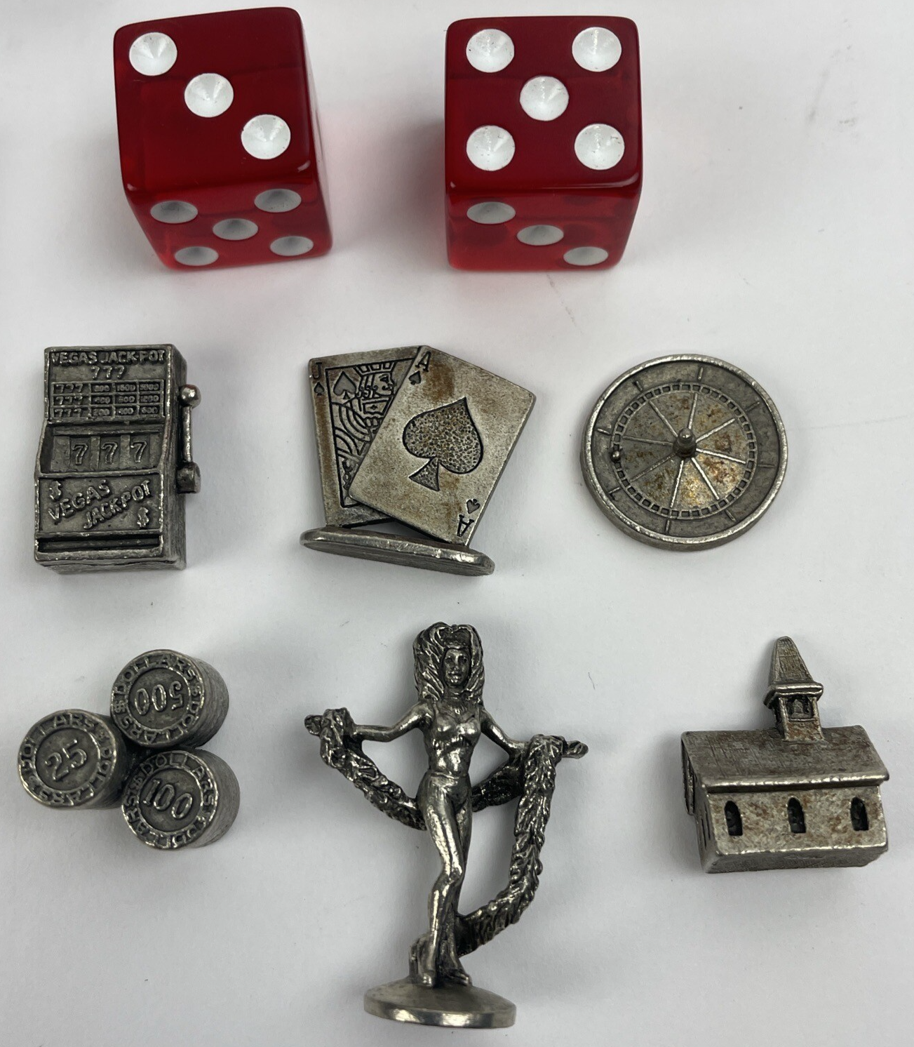 VINTAGE Monopoly Las Vegas Edition COMPLETE USAopoly 2000 Property Trading Game