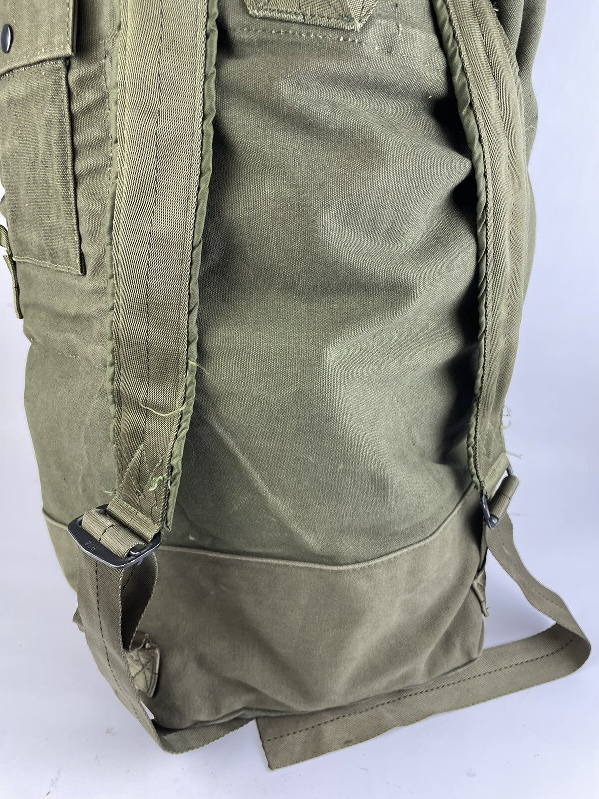 US Army Duffel Bag O.D.7 Type II DSA100-73-C-0490 2 Straps Backpack Rebmar inc
