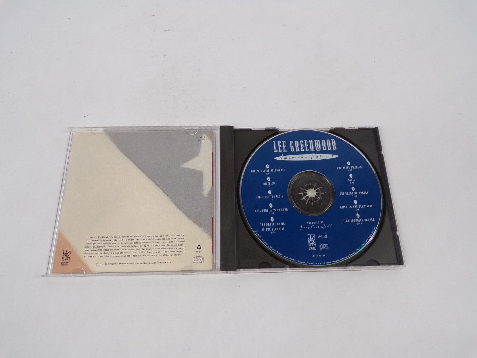 Lee Greenwood American Patriot The Pledge Of Allegiance America God Bless CD#69