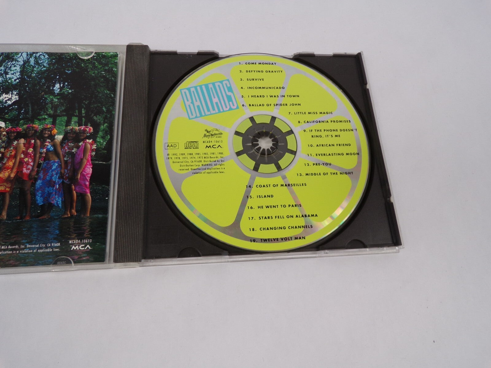 Jimmy Buffett Ballads Come Monday Defying Gravity Survive I hEard I Was In CD#63