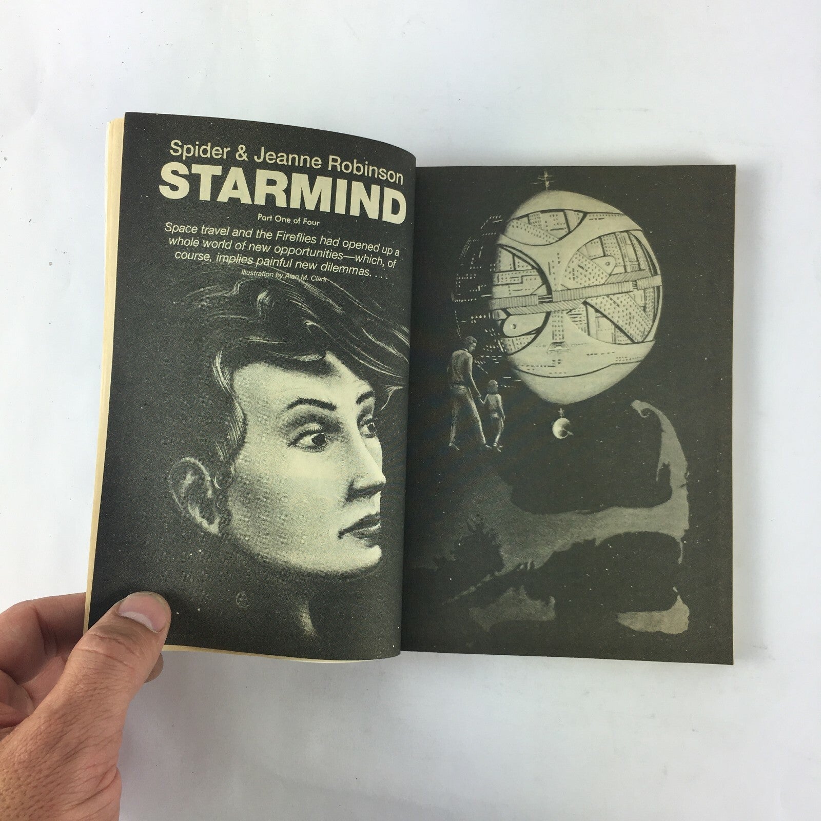August 1994 Analog ScienceFiction Fact Magazine Starmind Sipder & JeanneRobinson