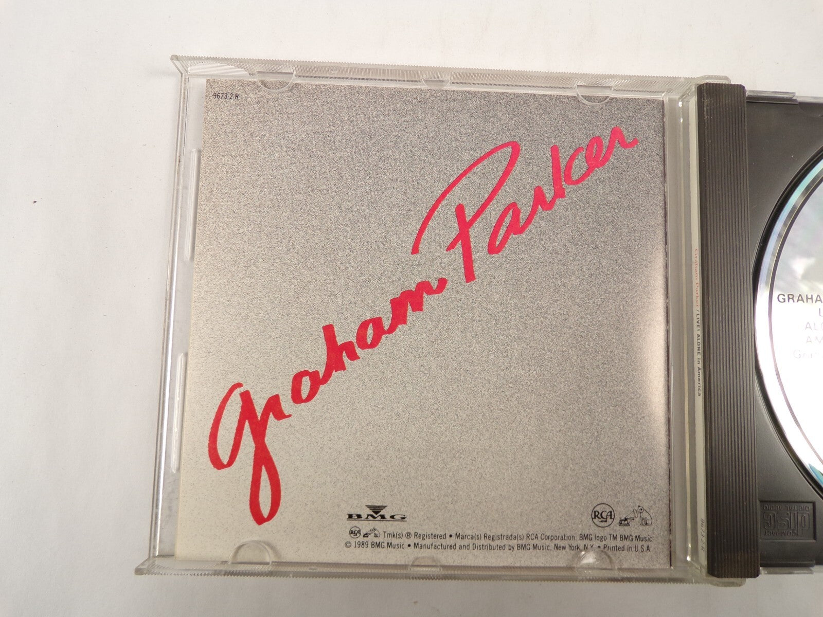 Graham Parker Live Alone In America White Honey Black Honey CD#54