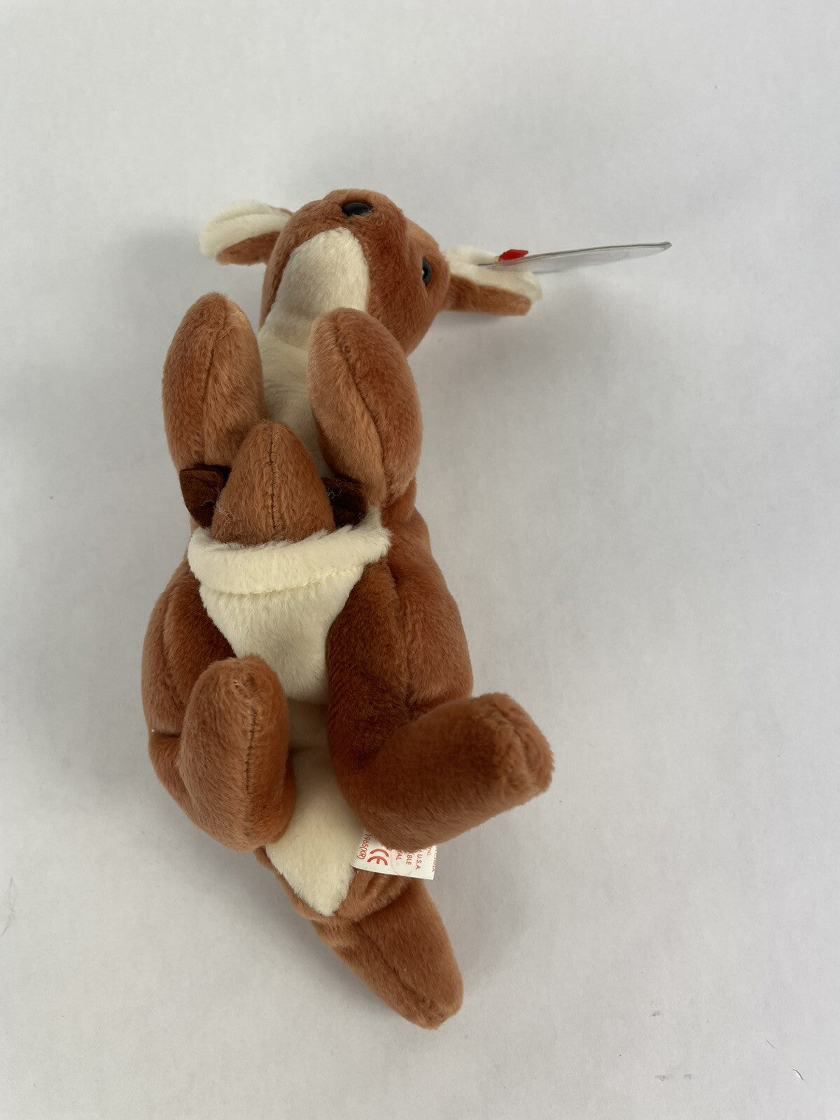 TY Beanie Baby - POUCH the Kangaroo (7 inch) - MWMTs Stuffed Animal Toy 1996