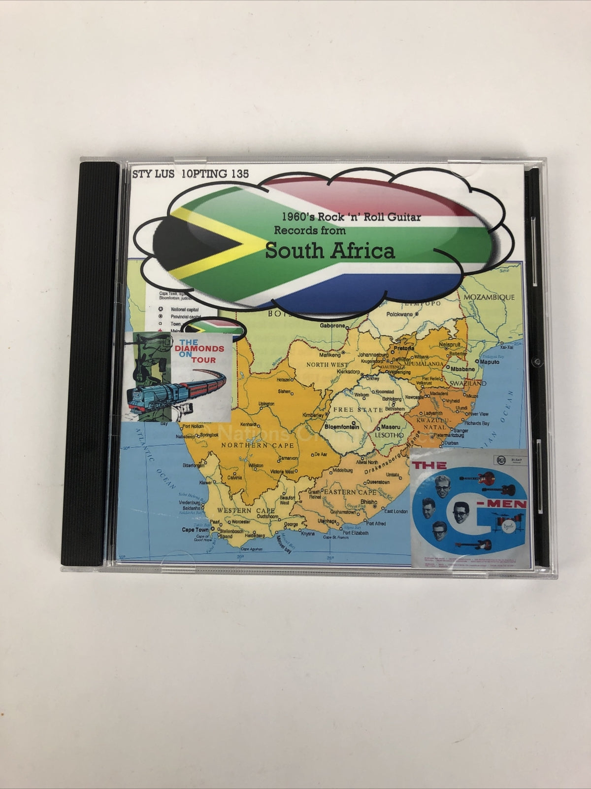 1960's Rock n' Roll Guitar Records from South Africa CD Stylus 135 G-Men #32