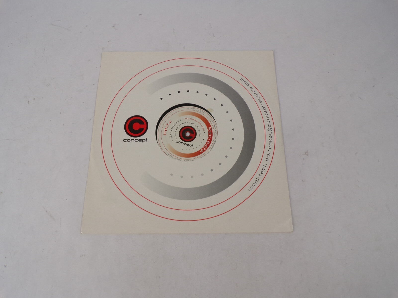 Concept Recreate Heritz Vinyl Record