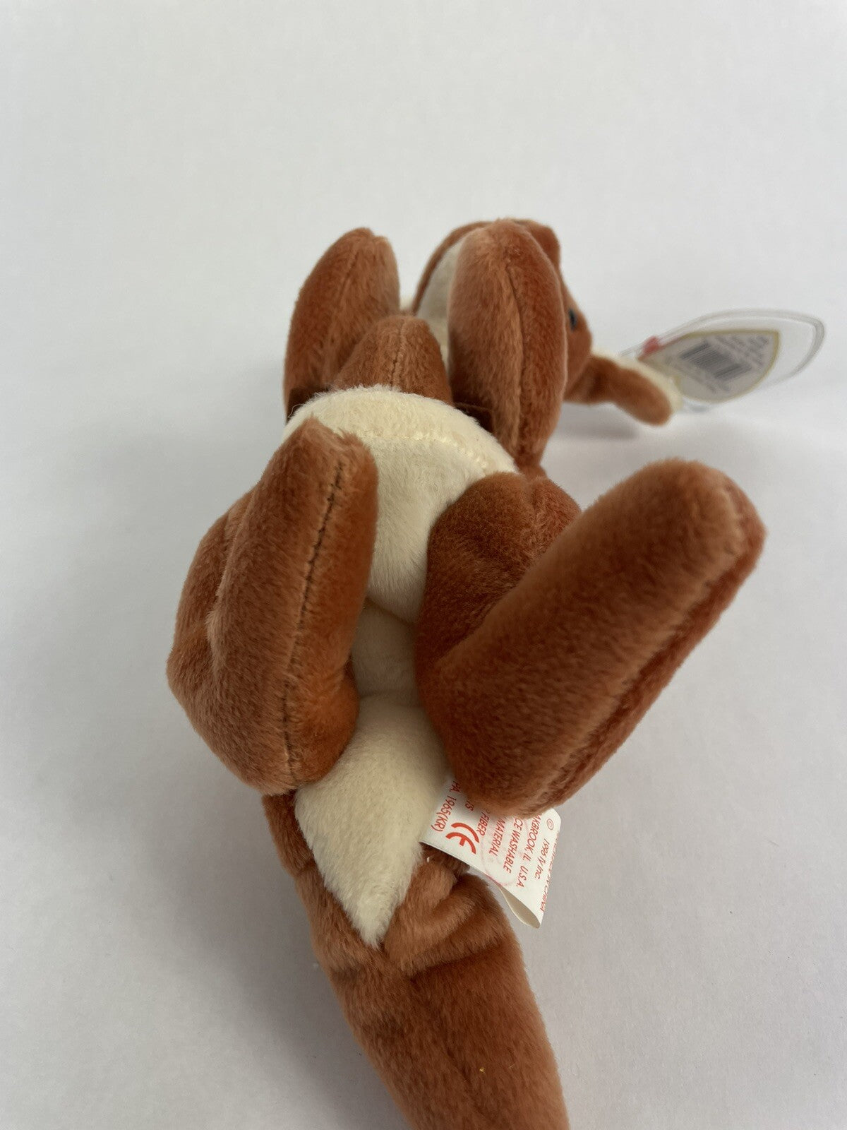 TY Beanie Baby - POUCH the Kangaroo (7 inch) - MWMTs Stuffed Animal Toy 1996