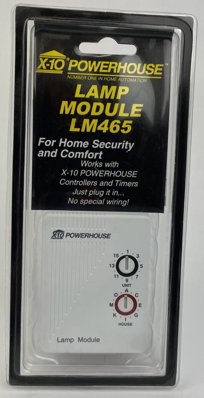 X-10 Pro PowerHouse Lamp Module LM465 Timer Controller - NEW
