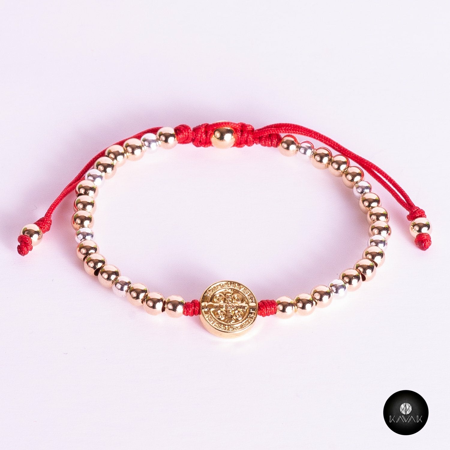Kavak - Handmade Fire Beads Adjustable Women's Bracelet