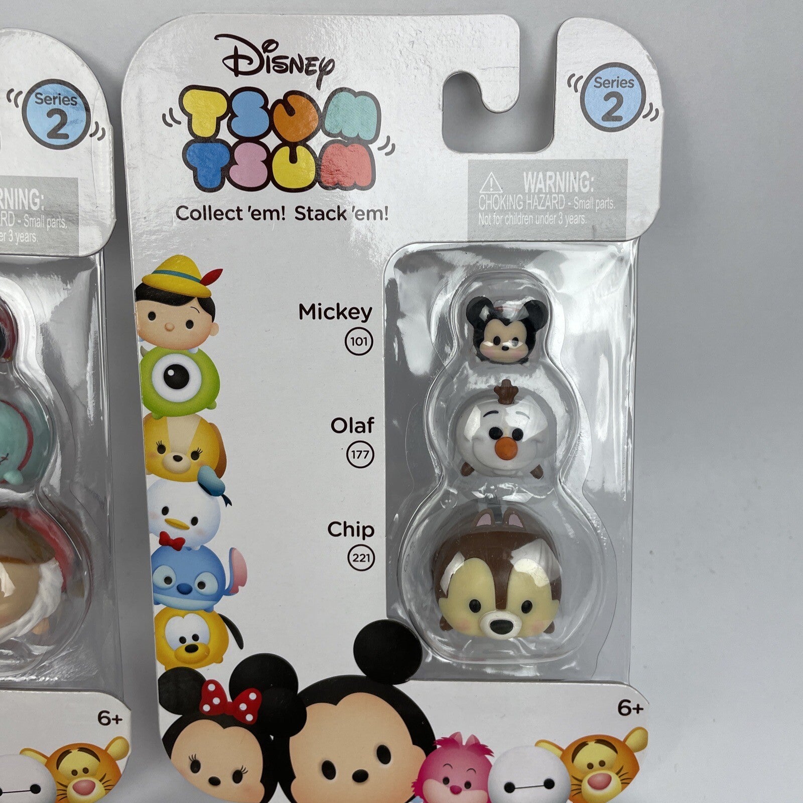 Disney Tsum Tsum Series 2 Three Stack Pack Vinyl Mini Toys Lot of 9 New Sealed