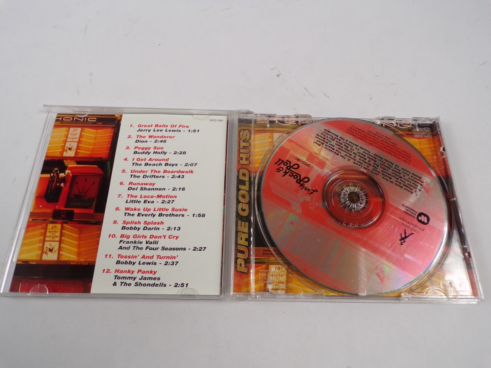 Early Rock and Roll Pure Gold Hits Great Balls of Fire The Wanderer CD#48