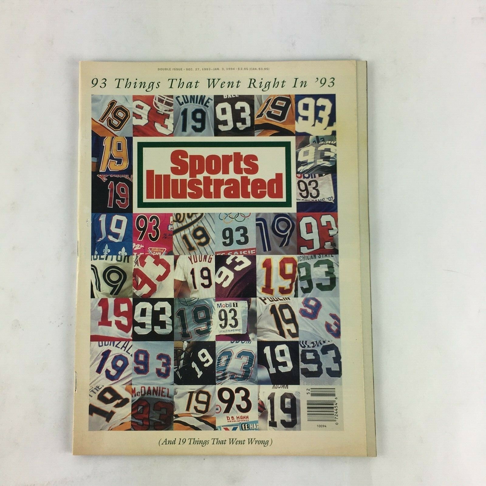 January 1994 Sports Illustrated Magazine 93 Things that went Right in '93