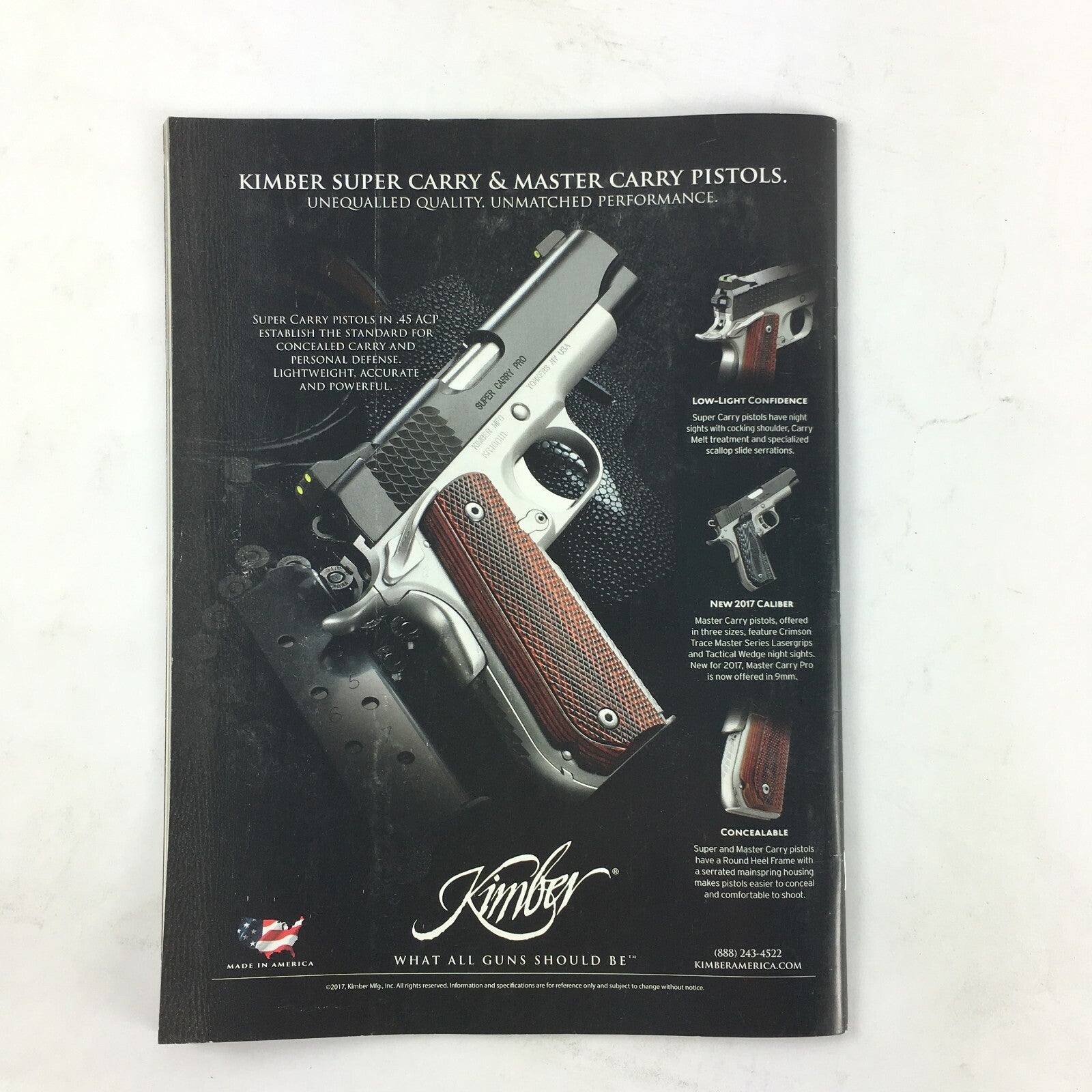 June 2017 Guns Magazine Sig P2022 9mm 20x9mm 1911 Compact 6.5 Rifle Revolution