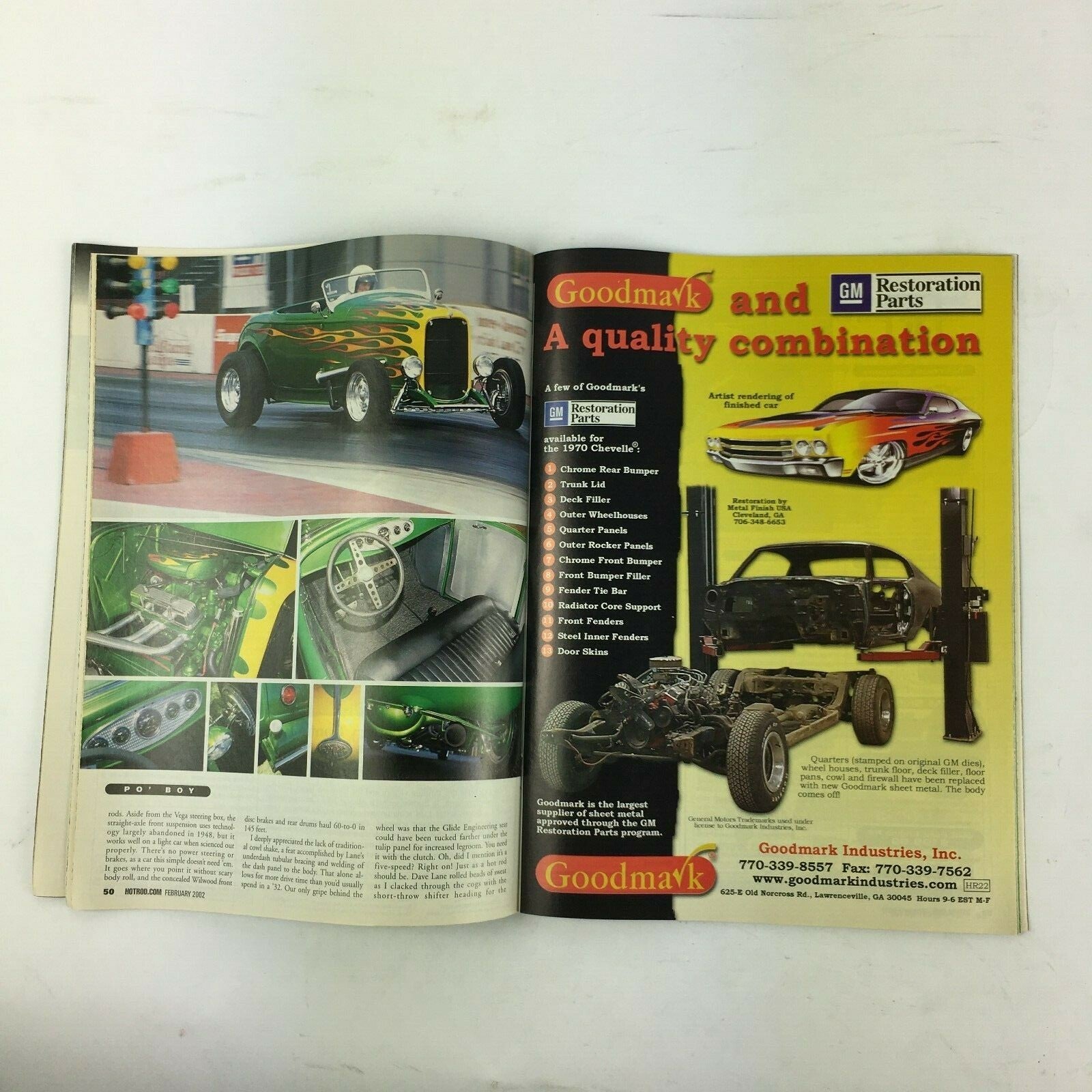 February 2002 Hot Rod Magazine 35 Years of The 350 Latest Chevy Nitrous Bolt-Ons