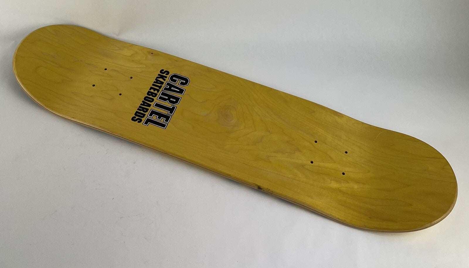Marc Haziza Cartel Skateboards 7.875 x 31.25-inch rare skateboard deck.