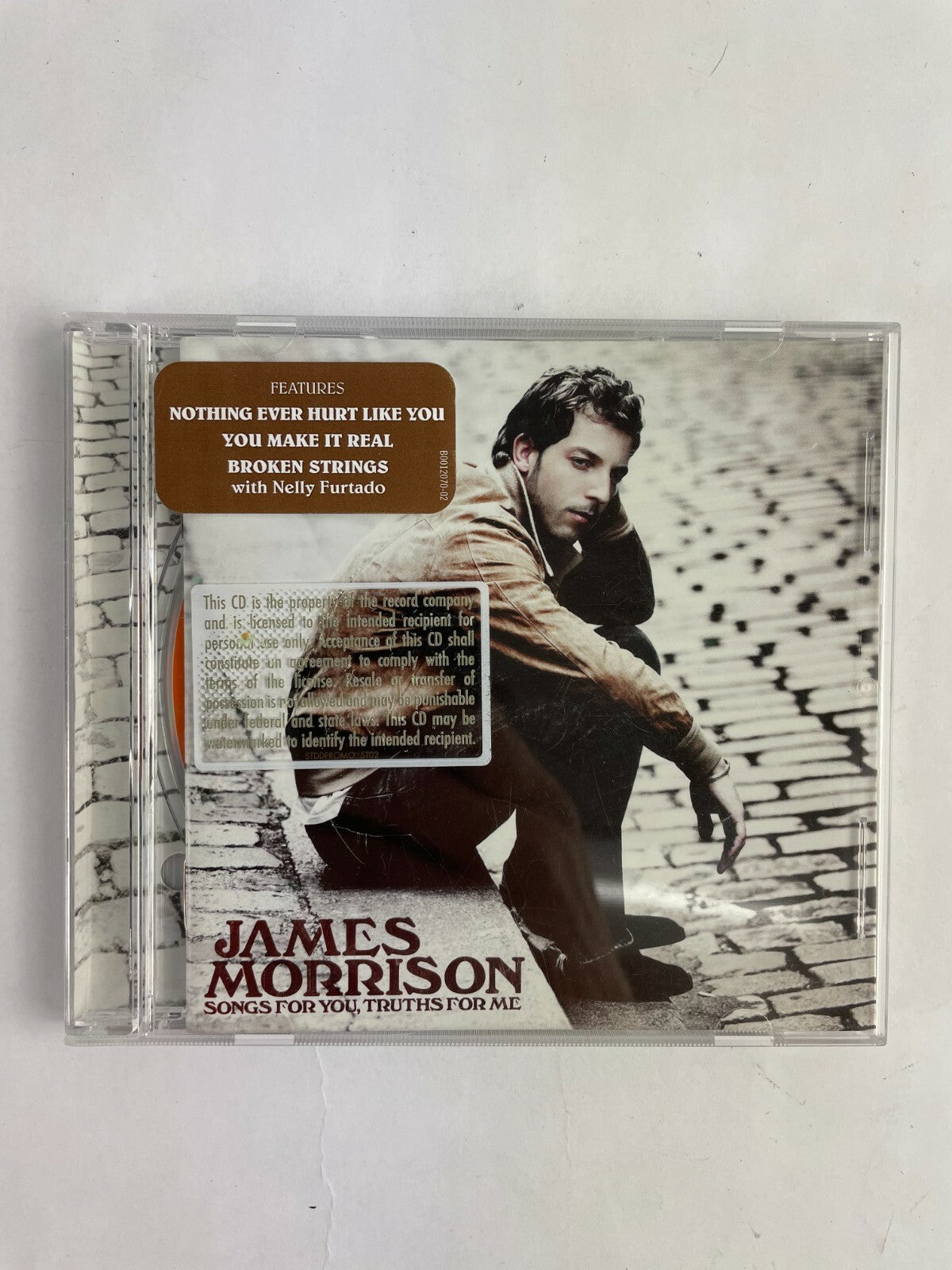 James Morrison Songs For You Truths For Me Nelly Furtado Disc Q11