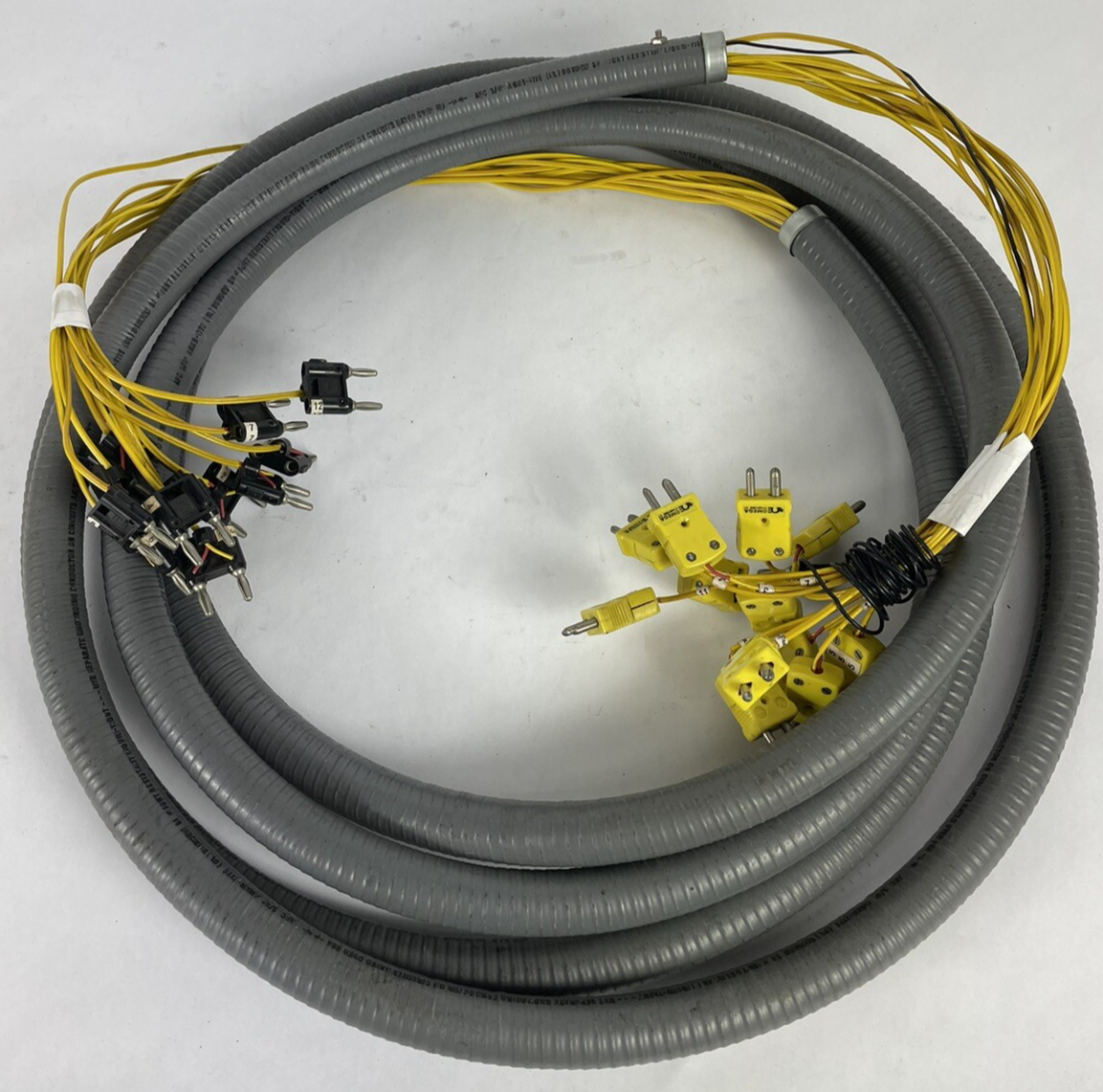 Omega K-Type to Banana Plug Adapter Extension Cable 22ft
