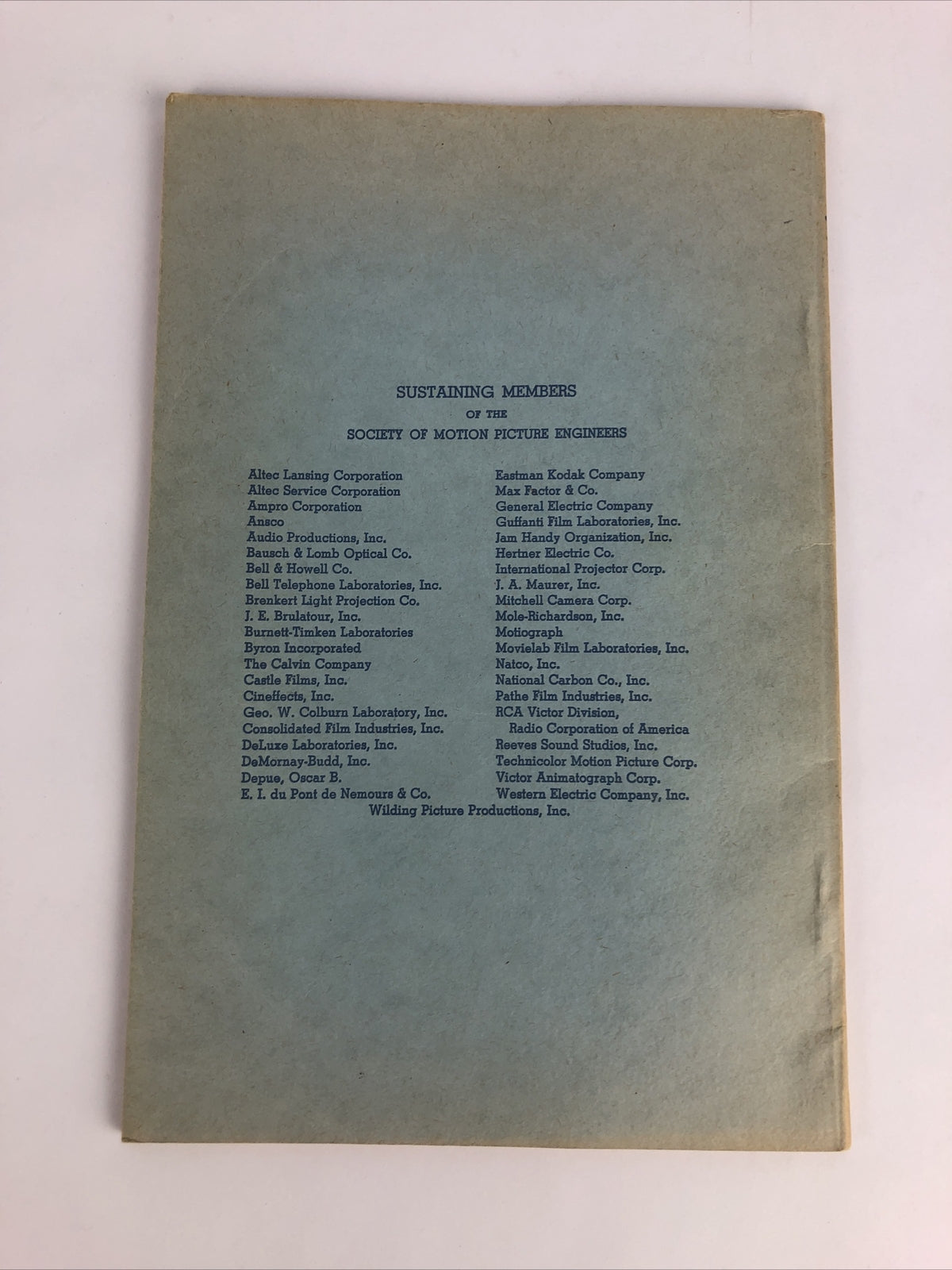 SMPE Journal Of The Society Of Motion Picture Engineers August 1947 VOL 49 No 2