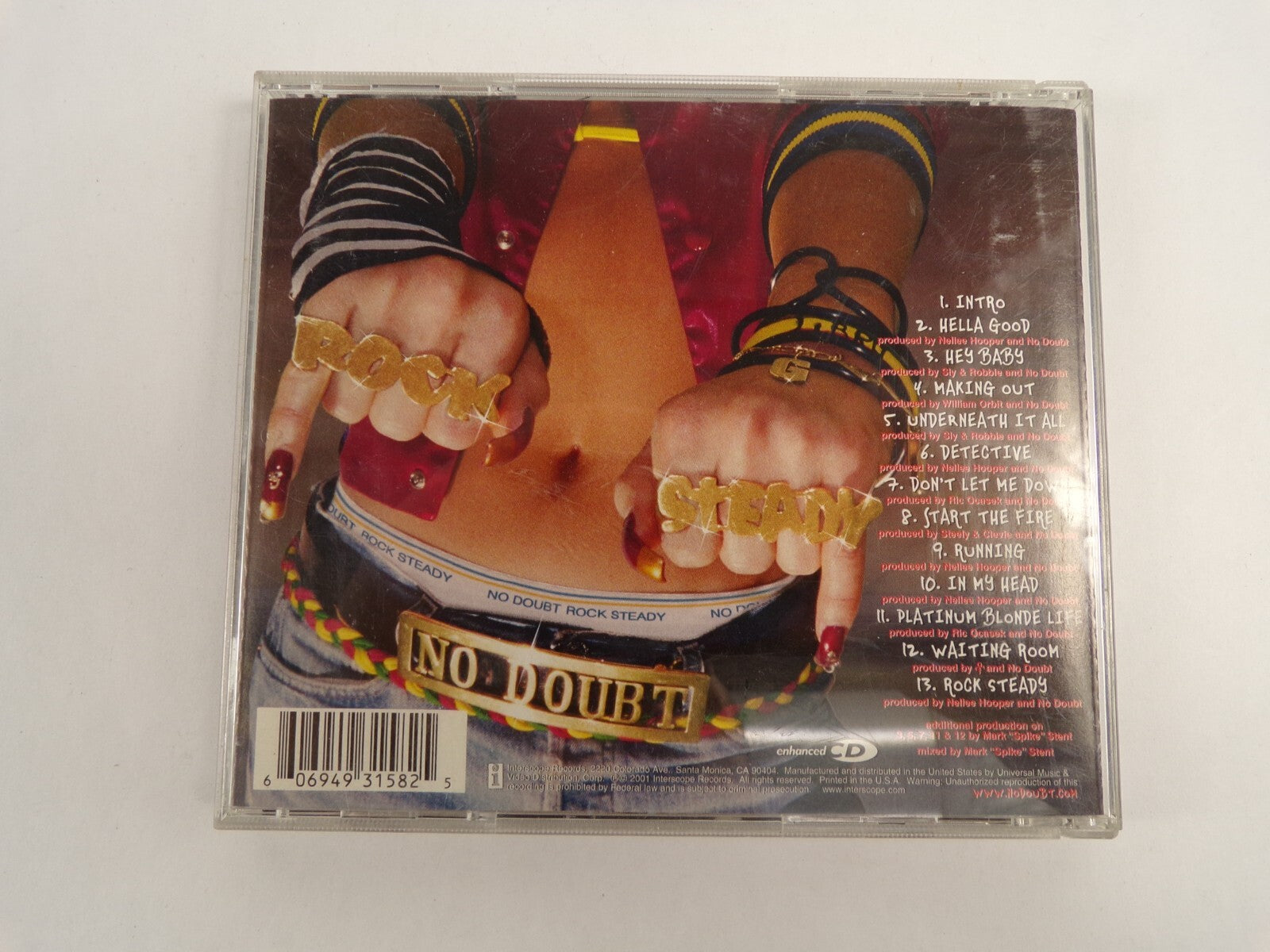 No Doubt Rock Steady Intro Hella Good Hey Baby CD#50