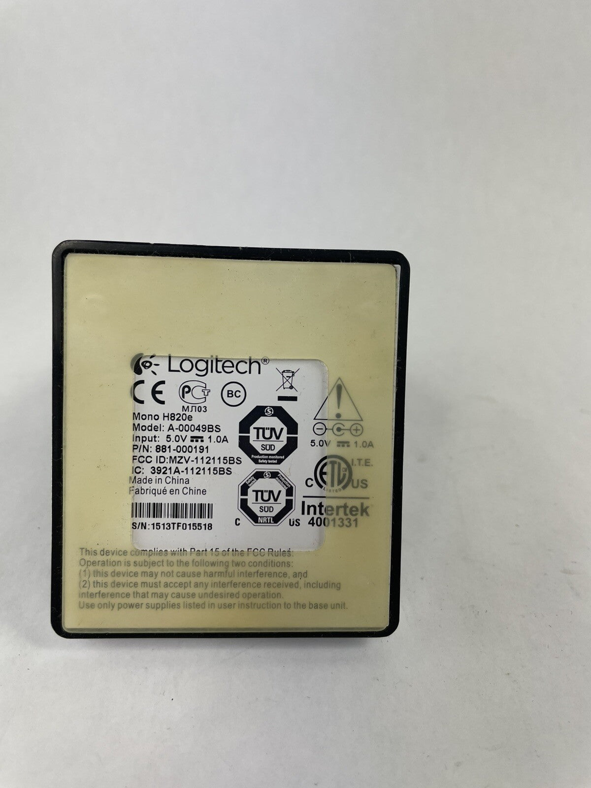 Replacement Charging Base ONLY for Mono H820e Headset (IL/RT6-13363-A-00049BS...