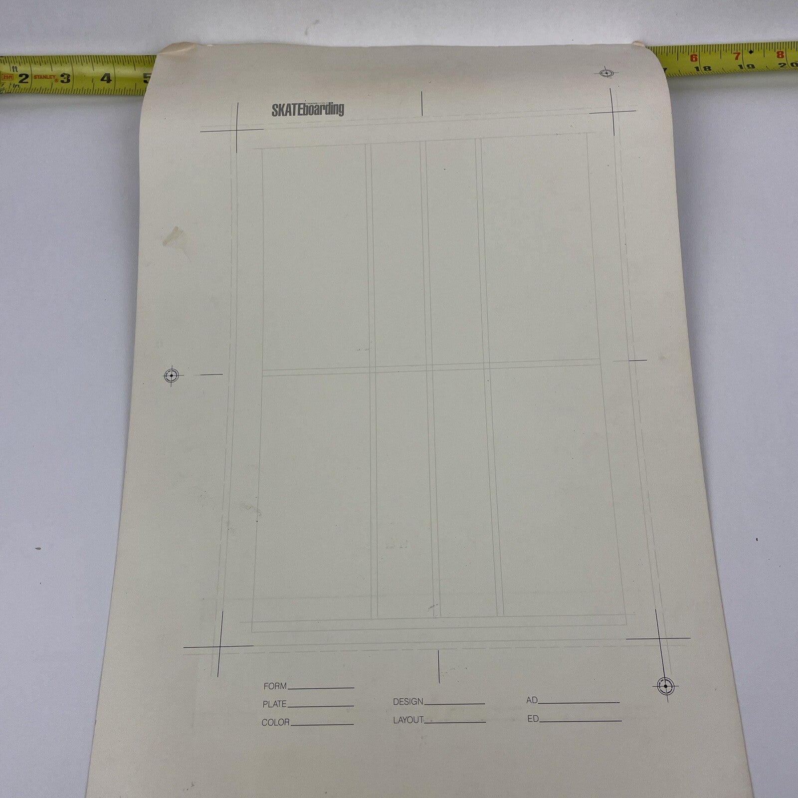 Huge lot of vintage Tracker Trucks trade show display advert proofs and skateboarding memorabilia.