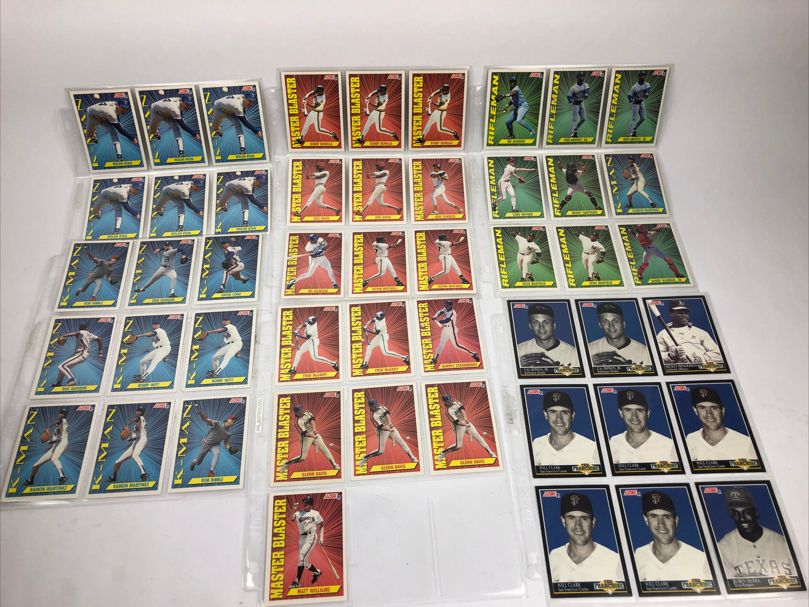 Score 1991 Lot of 300+ Baseball Cards Mint Condition Not Graded, See Images