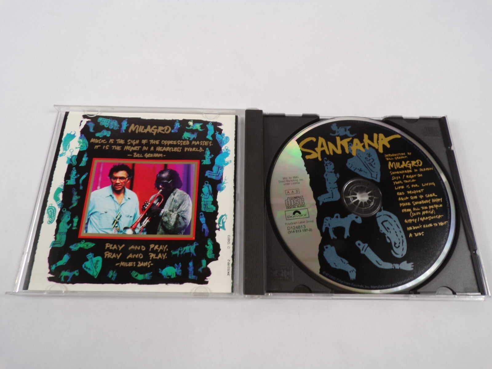 Milagro Santana Some Where In Heaven Red Prophet Gypsy A Dios Saja CD#47