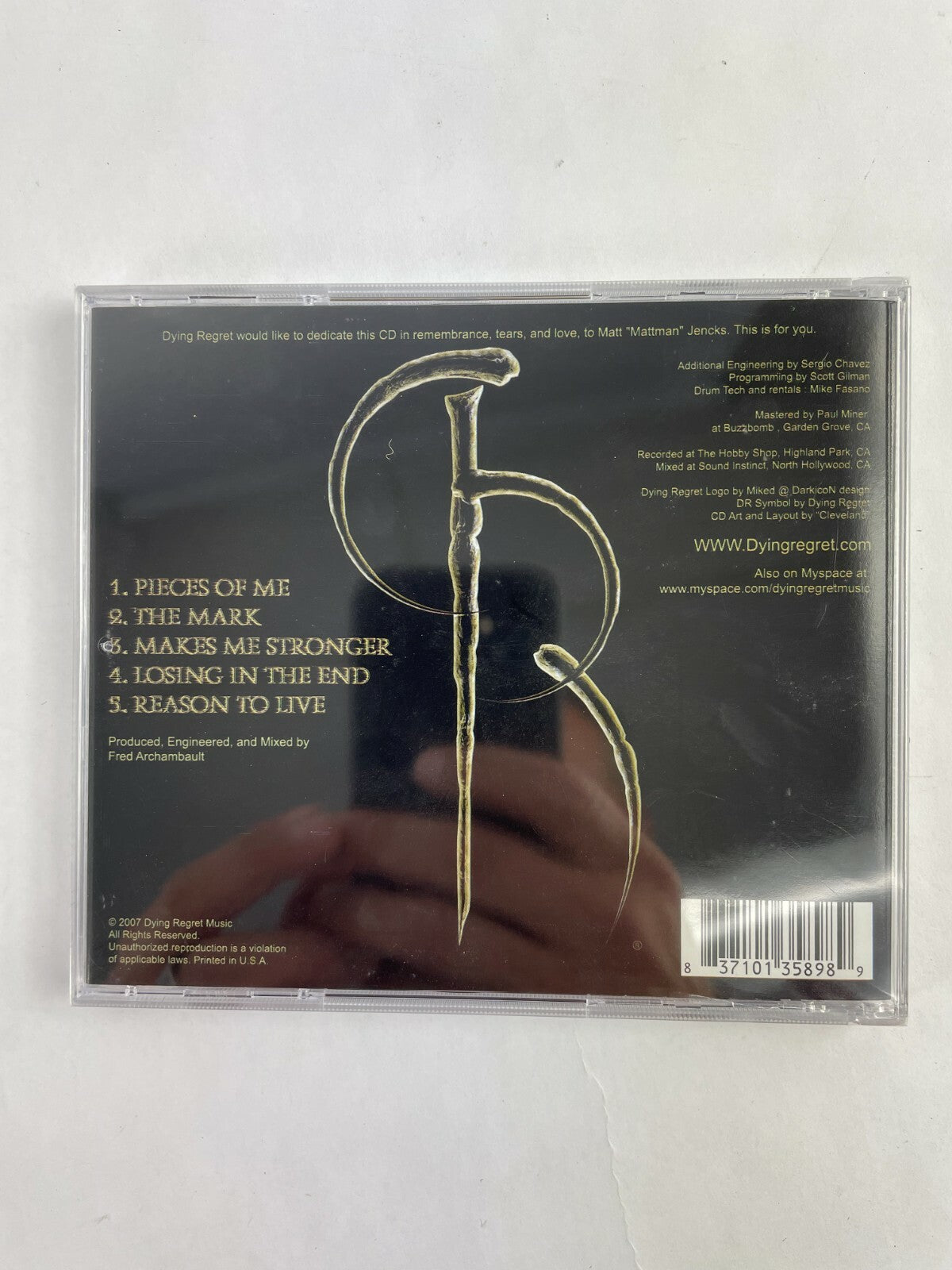 Dying Regret The Prince of Human Ruin Disc Q11